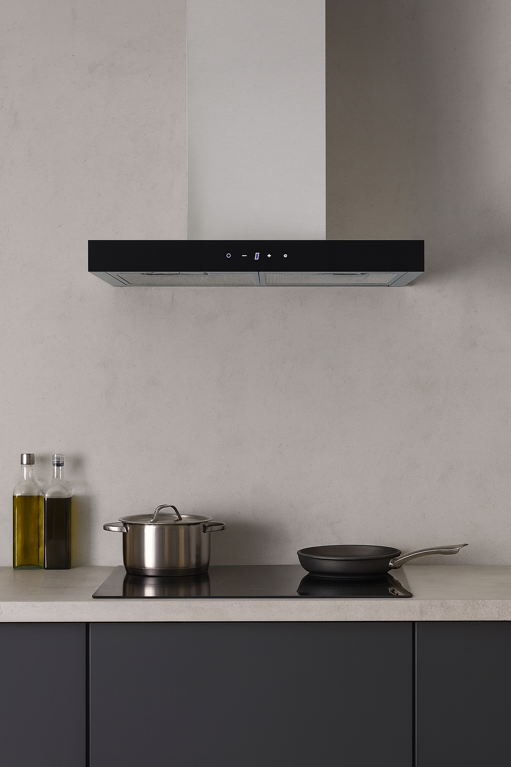 Væghængt emhætte fra JGN - SJ 3001 Stål CERES