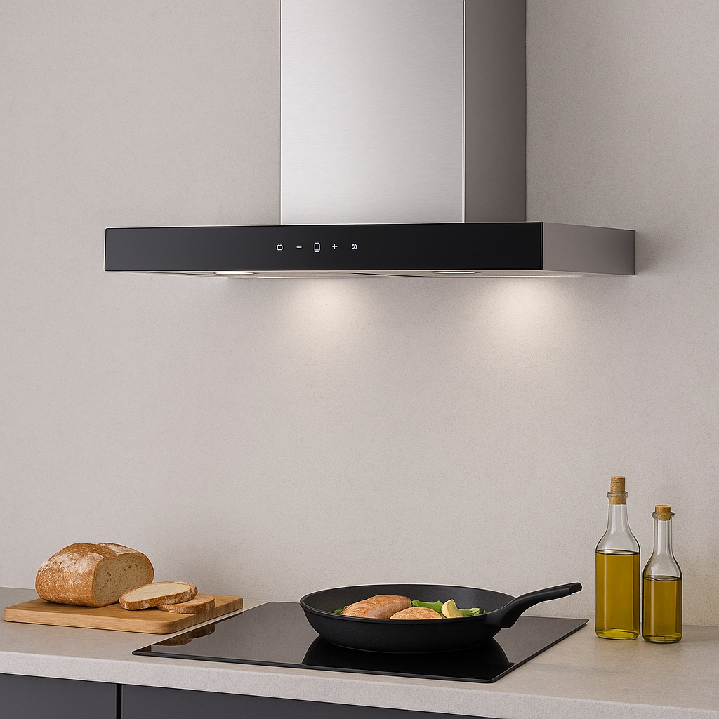 Væghængt emhætte fra JGN - SJ 3001 Stål CERES