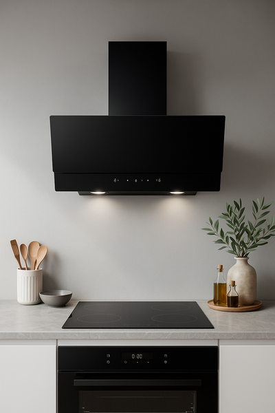 Vægemhætte fra JGN - SJ 3601 Sort PLUTO