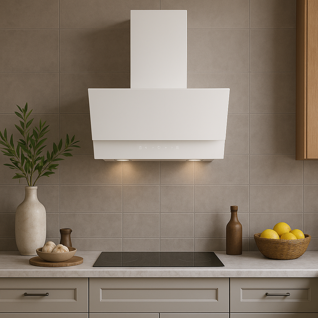 Vægemhætte fra JGN - SJ 3601 Hvid PLUTO